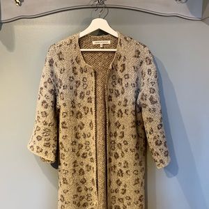 Leopard Print Coatigan